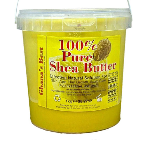 Ghana's Best Easy Melt 100% Pure Shea Butter Yellow All Sizes