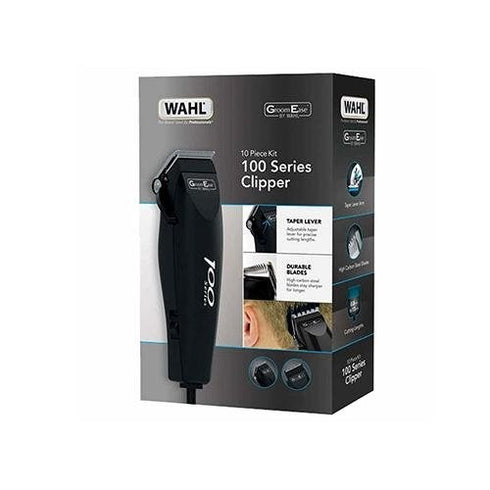 Wahl 100 Series Mains Hair Clipper Set - Black