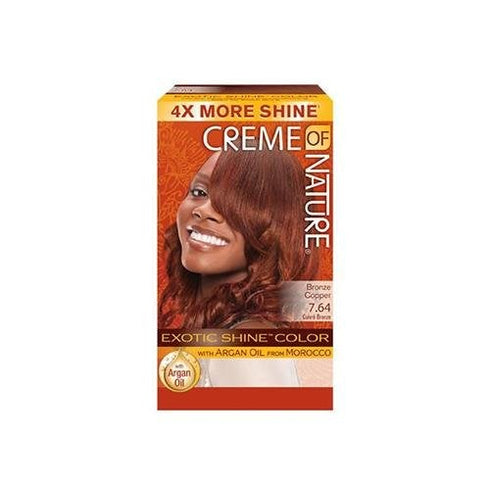 Creme of Nature Exotic Shine Permanent Hair Color (7.64 Bronze Copper)