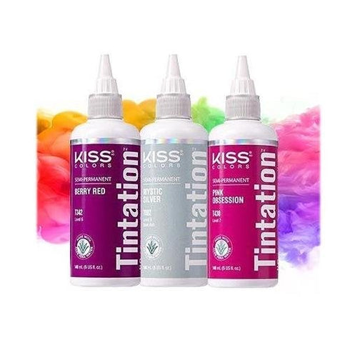 Kiss Colors I Tintation l Semi Permanent l Hair Dye 5oz
