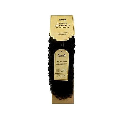 Rush Virgin Brazilian Temptation HH Jerry Curl Wave Weave (10'' - 22'')