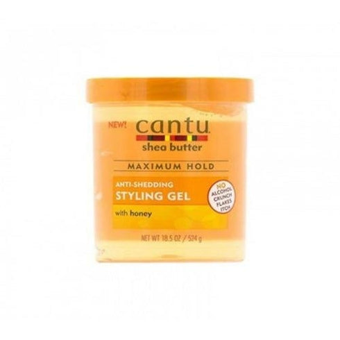 Cantu Shea Butter Maximum Hold Anti-Shedding Styling Gel with Honey 524g