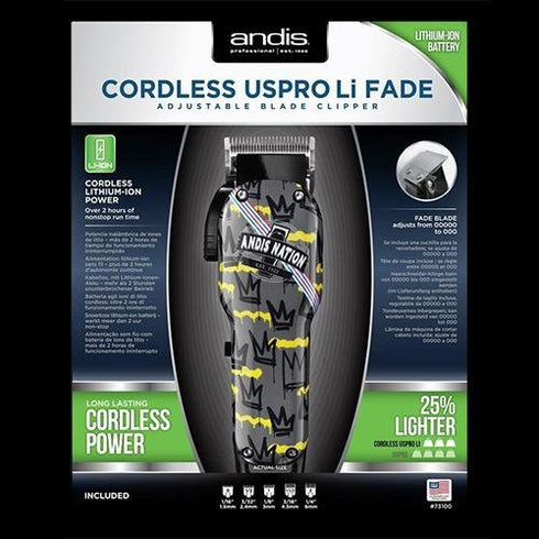 Andis Cordless Uspro Li Fade Adjustable Blade Clipper