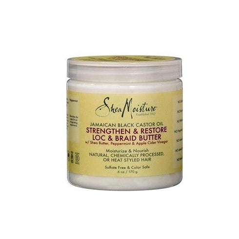 Shea Moisture Jamaican Black Castor Oil Loc And Braid Butter 6 oz