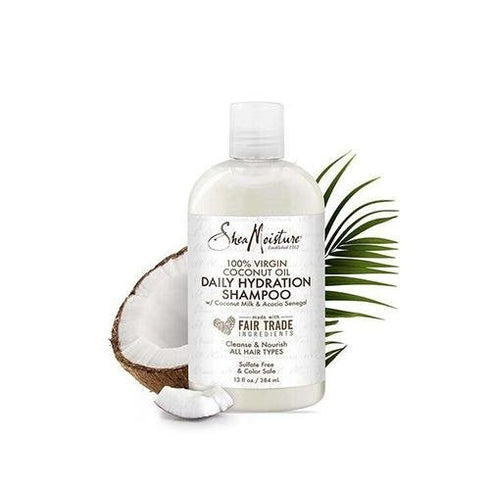 Shea Moisture 100% Virgin coconut oil daily hydration shampoo 384ML
