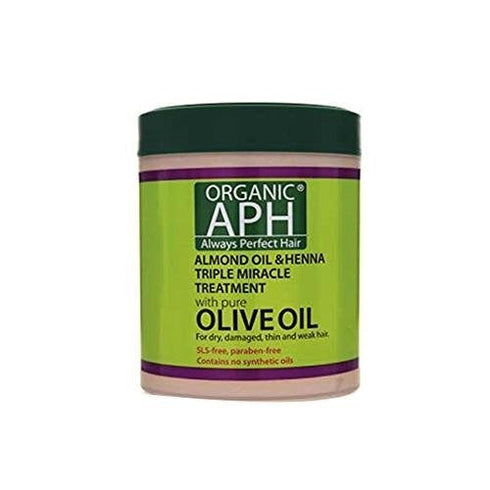 Organic APH Almond Oil & Henna Triple Miracle Hair Treatment 500ml