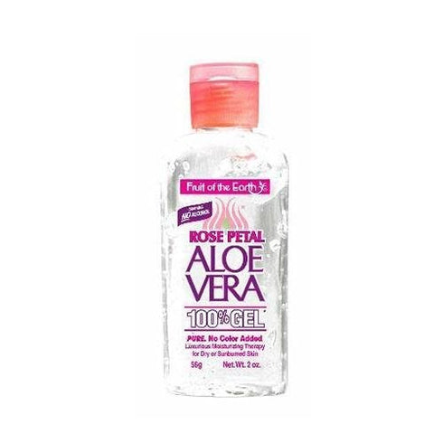 FRUIT OF THE EARTH ALOE VERA - ROSE PETAL GEL TUBE 2OZ/56G