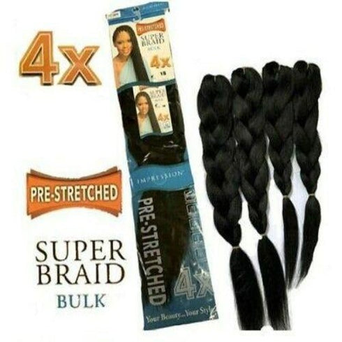 IMPRESSION 4X PRE STRETCHED BRAIDING HAIR EXTENSION