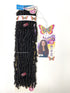 Impression l Butterfly Locs l Crochet Hair l Faux Locs 18" Lengths