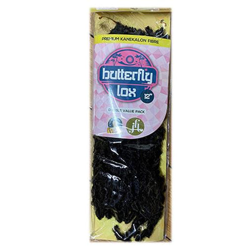 Jazzy Hair Butterfly Lox Crochet Braid 18" & 12" Inches
