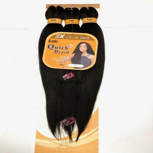 Kali Essential Spetra Pre Stretched Quick Braid 3x Pack Value 26" Length