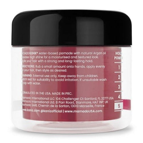 Kaniz WONDEREDGE strong hold hair pomade CHEERY