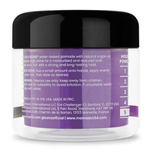 Kaniz WONDEREDGE strong hold hair pomade GRAPE