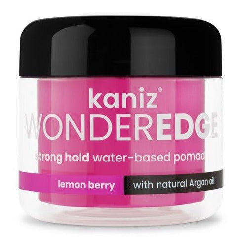 Kaniz WONDEREDGE strong hold hair pomade LEMON BERRY