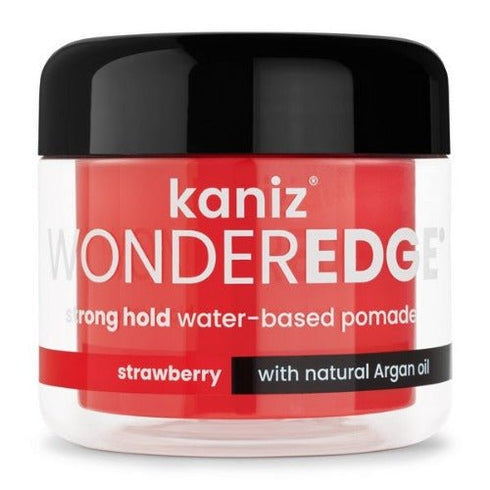 Kaniz WONDEREDGE strong hold hair pomade STRAWBERRY