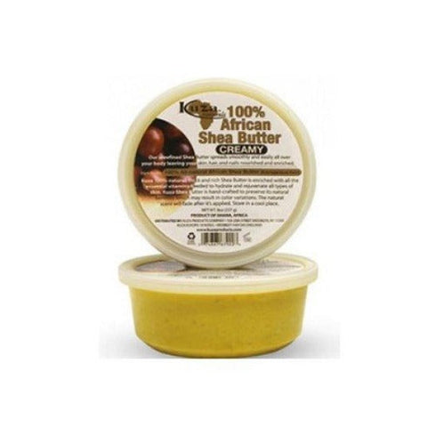 Kuza 100 % African Shea Butter Yellow-Creamy 227g