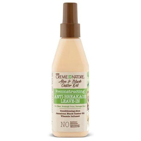 Crème of Nature Aloe Black Castor Oil Leave in 8oz/236ml