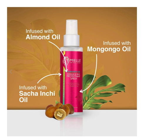 Mielle Organics Mongongo Oil Thermal And Heat Protectant Spray - 4oz