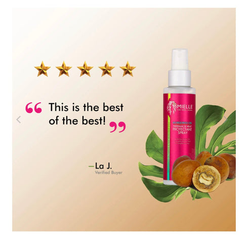 Mielle Organics Mongongo Oil Thermal And Heat Protectant Spray - 4oz