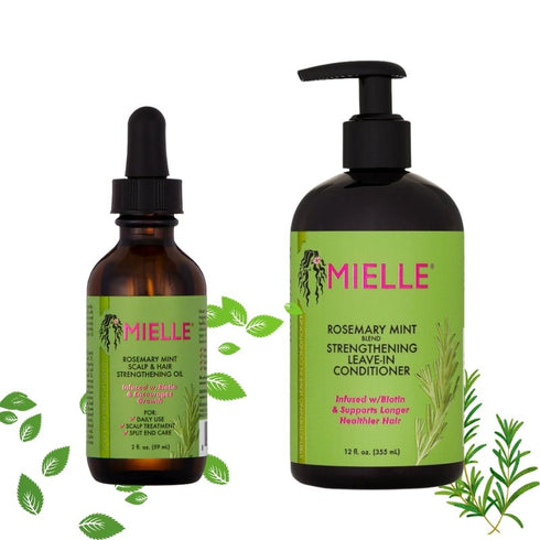 Mielle Rosemary Mint Oil & Leave In Conditioner Combo Set
