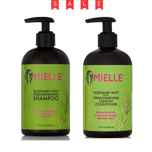 Mielle Rosemary Mint Shampoo & Leave In Conditioner Combo Pack