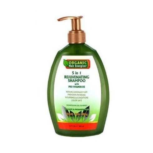 Organic Hair Energizer 5 In 1 Rejuvenating Shampoo 385ml