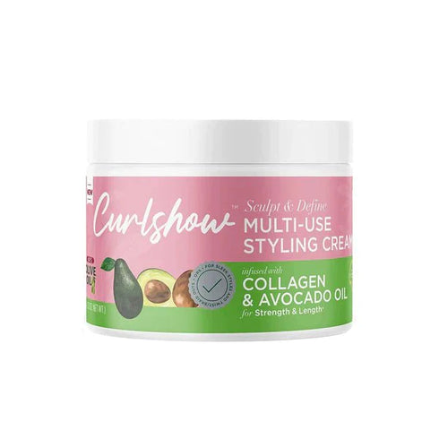 ORS Olive Curlshow Multi-Use Styling Cream Infused with Collagen & Avocado (12.OZ)