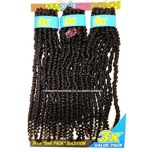 Cherish Bulk l Passion Twist l Locs l Pre Looped l Crochet Hair l 3x Value Pack l 14" Lengths