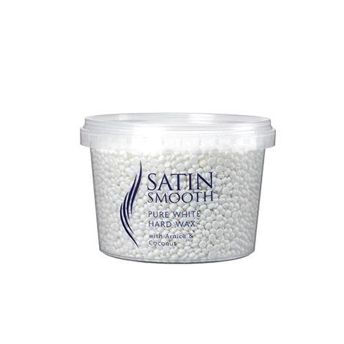 SATIN SMOOTH PURE WHITE HARD WAX WITH ARNICA & COCONUT 700G