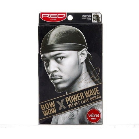 Red By Kiss Bow Vow X Power Wave Luxe Velvet Durag