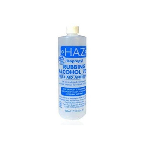 Haz Isopropyl 70% Rubbing Alcohol First Aid Antiseptic 500ml