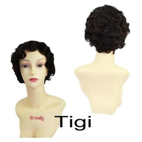 Rush Brazilian Virgin Human Hair Wig Natural Black - Tigi