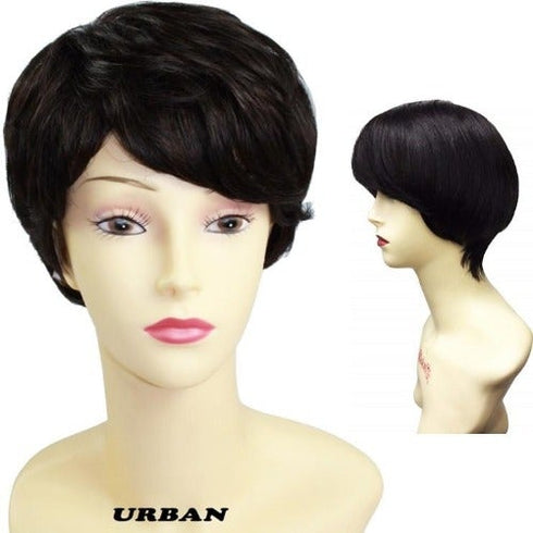Rush Brazilian Virgin Human Hair Wig Natural Black - Urban