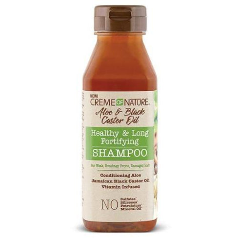 Creme of Nature Aloe & Black Castor Oil Fortifying Shampoo 12oz