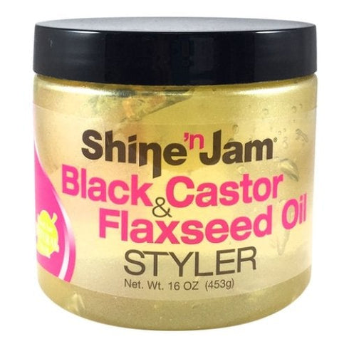 SHINE 'N JAM | BLACK CASTOR & FLAXSEED OIL STYLER