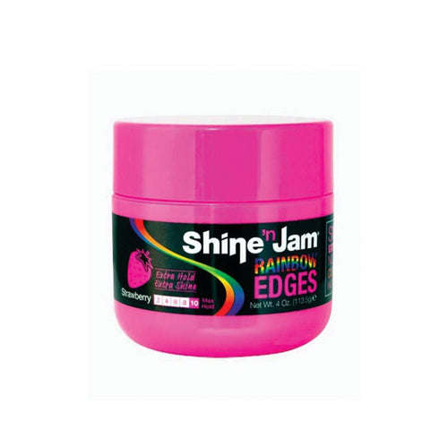 Shine N Jam Rainbow Edges Strawberry 4 oz