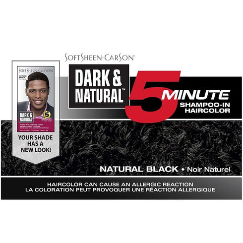 Soft Sheen Carson Dark & Natural 5 Minute Hair Dye - Natural Black