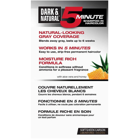 Soft Sheen Carson Dark & Natural 5 Minute Hair Dye - Natural Black