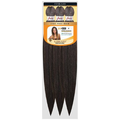 Spetra EZ Braid 36" - 3X Value Pack Pre Stretched Braiding Hair