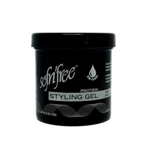 Sof N Free Protein Styling Gel Black 170g