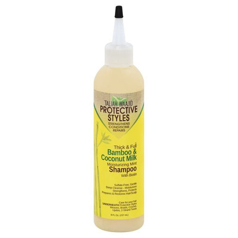 Taliah Waajid Thick And Full Bamboo And Coconut Milk Moisturizing Mint Shampoo 8oz