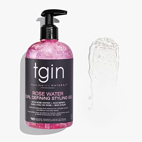 tgin Rose Water Defining Styling Gel Fine hair 13oz