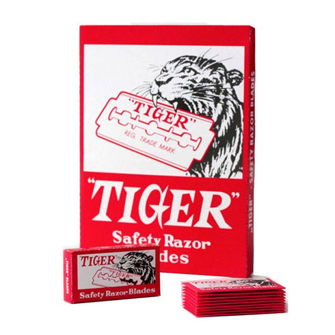 Tiger Safety Razor Blades x 100 Blades Per Pack