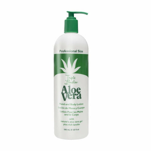 Triple Lanolin Aloe Vera Hand and Body Lotion 590ml/20oz