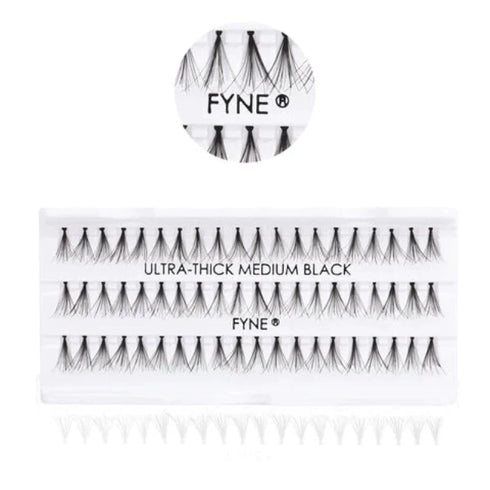 Ultra Thick Individual Eyelash Extensions - MEDIUM 627-01