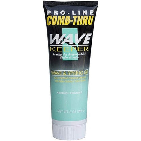 Pro Line Comb Thru Wave Keeper Wave Styling Gel Tube 8oz