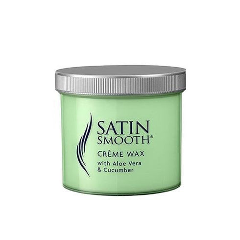 Satin Smooth Creme With Wax Aloe Vera & Cucumber 425g