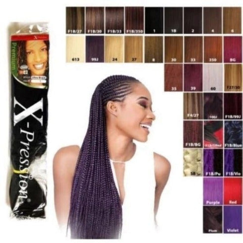 Xpression Ultra Braid Plaiting Braiding Bulk Hair Extensions